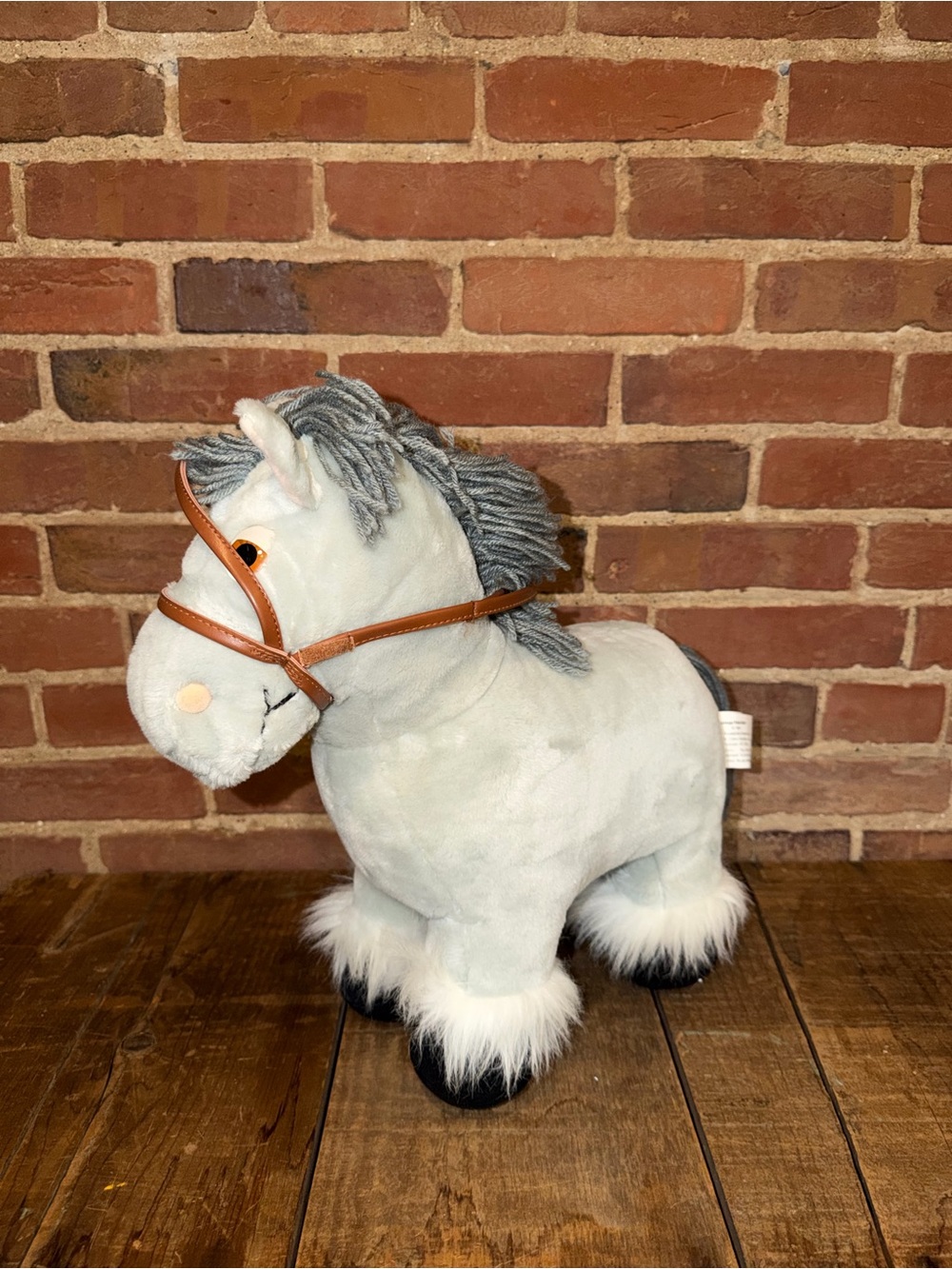 1984 Cabbage Patch Kids Show Pony Plush Horse with Bridle 15 Inch